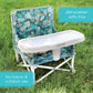 Bright Starts Pop 'N Sit Portable Booster Chair, Jungle Botanical, Medium, Indoor/Outdoor Use, Compact Fold, Model 13043Z