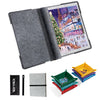 Tektalk Foldable Jigsaw Puzzle Board, Felt Puzzle Mat with Non-Slip Surface & 6 Colored Sorting Trays, Portable Puzzle Storage S