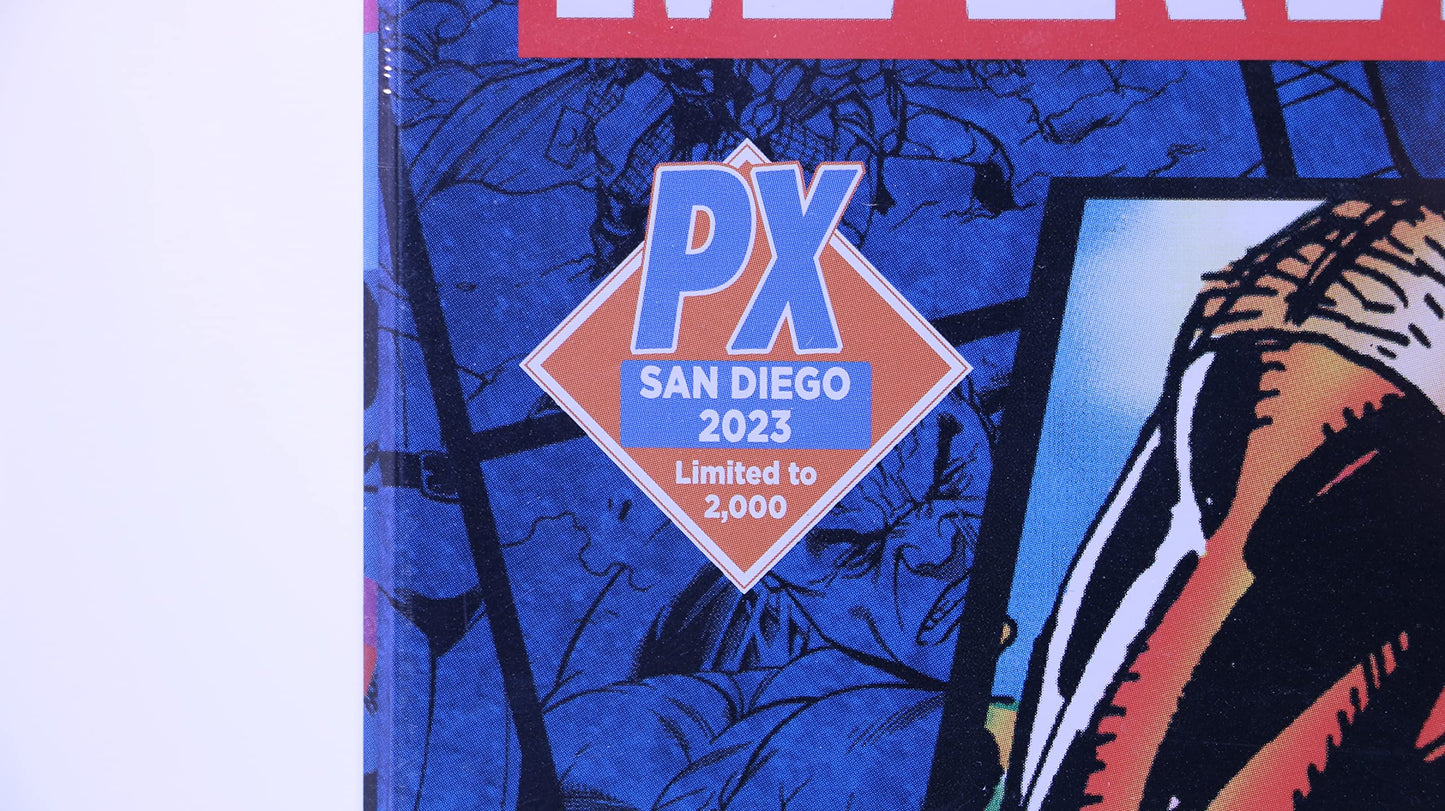 San Diego Previews limited availability 2023 Marvel Wolverine Card PX Deluxe Fleece Blanket and Tin