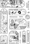 Woodware Clear Singles Tag Collection 6 in x 8 in Stamp, 6 x 8 in