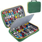 KISLANE Toy Car Storage Case - Holds 48 Cars, Green Polyester, Model KL20010