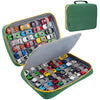 KISLANE Toy Car Storage Case - Holds 48 Cars, Green Polyester, Model KL20010
