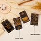 78 Tarot Cards With Guide Book, Black Tarot Deck Gift Set With Tarot Cloth, Chakra Stones And More, Tarot Cards Deck Fortune Telling Game Craft Cardboard For Beginners And Expert Readers