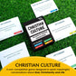 Kulture Games Christian Culture: Fun Conversation Starters for Bible Study - Multicolor Cardstock Cards