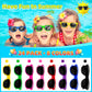 Octeric 24 Pieces Kids Sunglasses Bulk Party Favors Boys And Girls Neon Sunglasses With Uv Protection For Summer Party Beach Party Pool Party Birthday Graduation Classroom Prize Goody Bag Stuffers