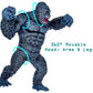 Twcare Giant King Kong Vs Godzilla Attack Action Figure 11” Movie Series Fight Mode Gorilla Ape Solid Wild, Travel Bag