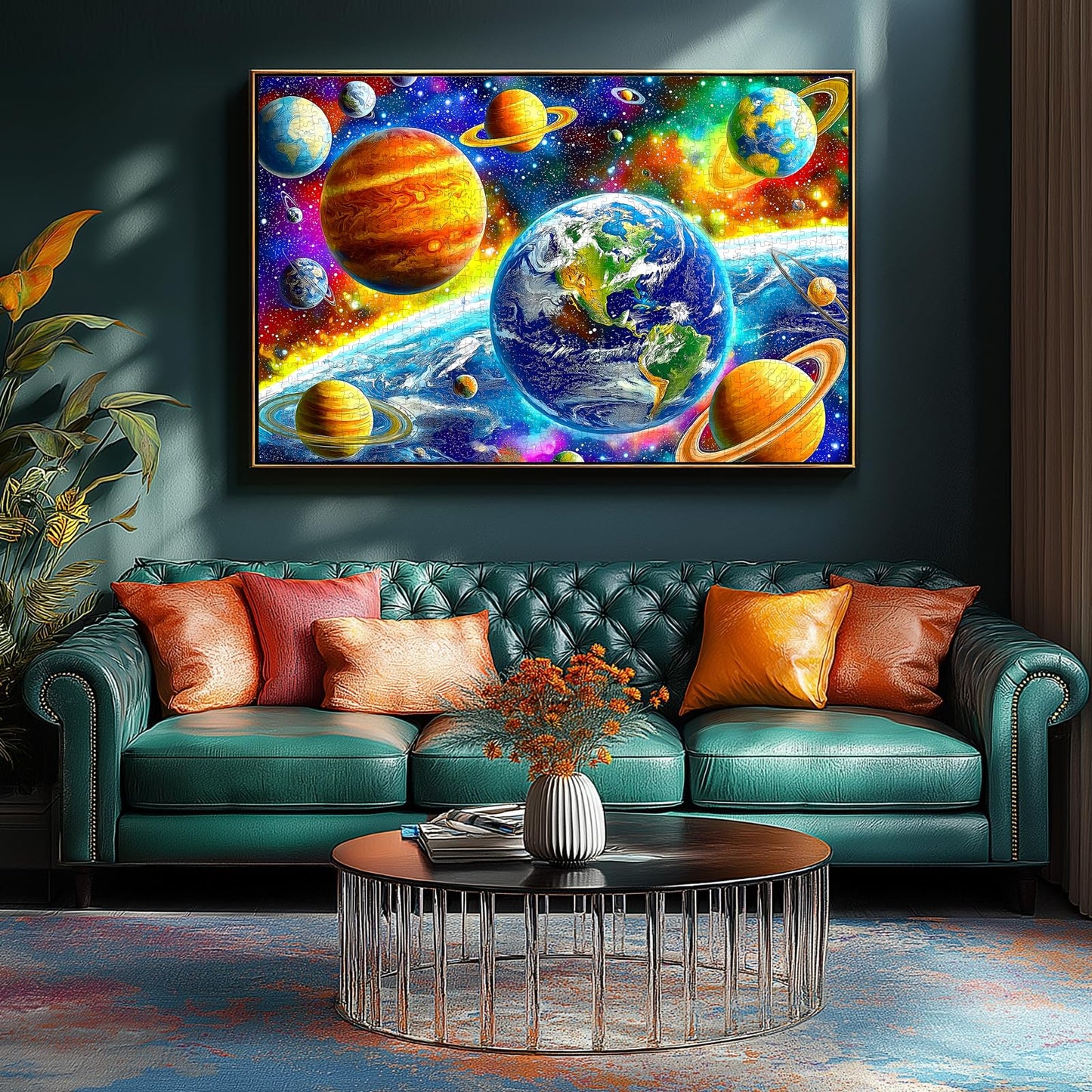 500 Piece Puzzles For Adults Space Jigsaw Puzzles For Adults Solar System Jigsaw Puzzles 500 Pieces Challenging Family Puzzle Fo