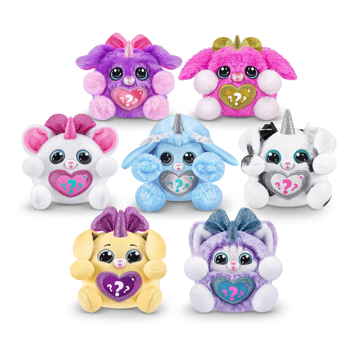 Rainbocorns Puppycorn Surprise Series 3 (Pink Karmo) by ZURU  Collectible Plush Stuffed Animal  Surprise Egg  Sticker Pack  Slime  Dog Plush  Ages 3+ for Girls  Children