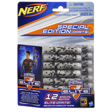 Nerf N-Strike advanced 12 Special Edition advanced Darts Pack  Grey