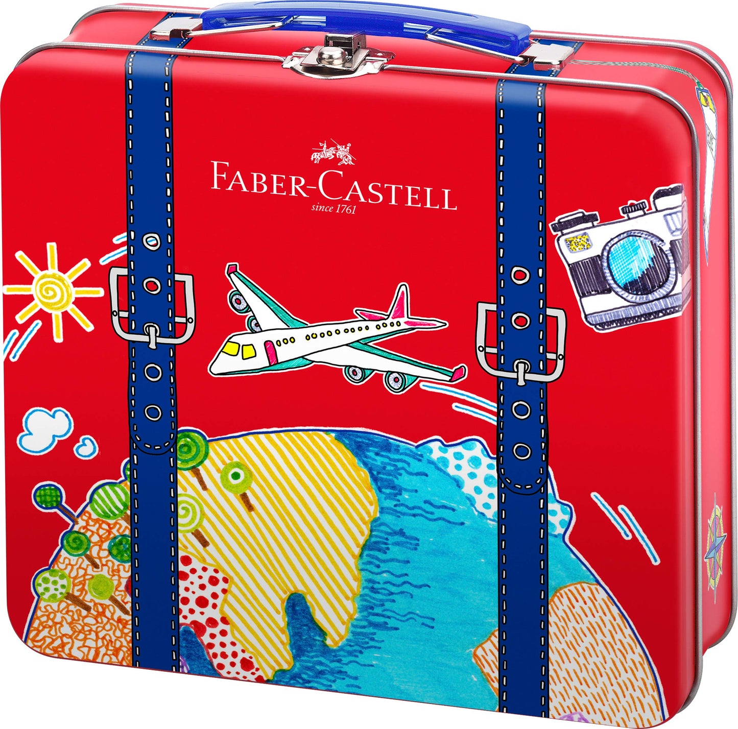 Faber-Castell 40 Connector Felt-tip Pens in Suitcase Gift Tin