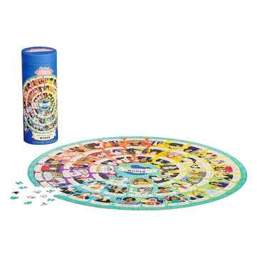 Ridley’S Inspirational Women Feminist Circular Jigsaw Puzzle, 1000-Piece Puzzle – Features 54 Inspirational Feminist Icons, Educational Jigsaw Puzzle For Women, Men And Kids – Makes A Great Gift Idea