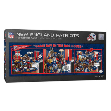 YouTheFan NFL New England Patriots 1000pc Puzzle - Cardboard, Team Colors, One Size, Model 2506227