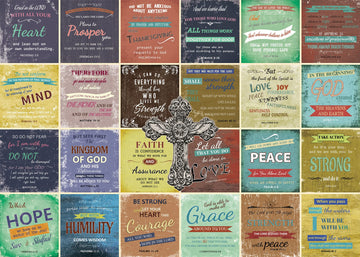 Bible Jigsaw Puzzle For Adult 1000 Pieces, Religious Christian Puzzles As Christian Gift, Inspirational Motivational Bible Verse