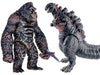 Twcare Set Of 2 Legendary Shin Godzilla Vs King Kong Toy Action Figures, Movable Joints Movie Series Soft Vinyl, Carry Bag