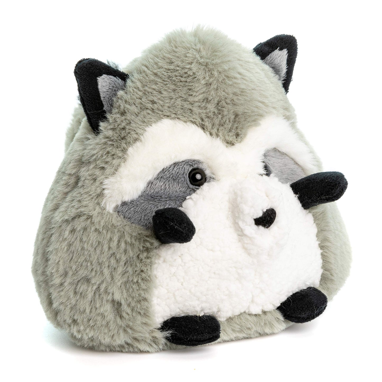 KIDS PREFERRED River The Raccoon Plush Stuffed Animal, 5" Grey & White, Made with Recycled Cotton Materials, Model 39000