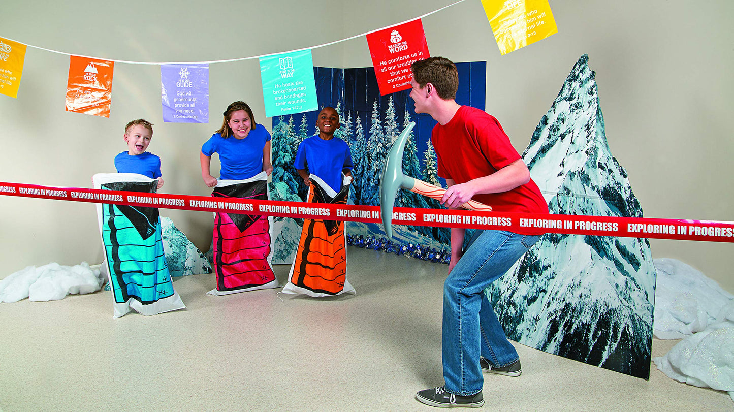 Fun Express Lifesize Inflatable Pickaxe Toys (Set of 12) Video Game Party Supplies