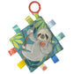 Taggies Soothing Sensory Crinkle Me Toy With Baby Paper & Squeaker, 6.5 X 6.5, Molasses Sloth