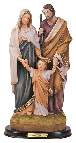 George S Chen Imports Ss-G-21207 Holy Family Jesus Mary Joseph Religious Figurine Decoration, 12