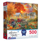 Roseart - Abraham Hunter - The Pumpkin Harvest - 500 Piece Jigsaw Puzzle For Adults