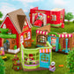 Li'l Woodzeez Pass-The-Pasta Restaurant Dollhouse Playset, Multicolor, Plastic, WZ6730Z, Pretend Play Toy for Kids Age 3+