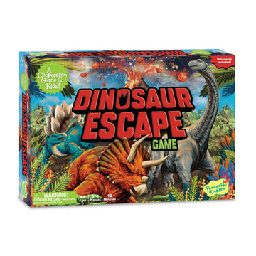 Peaceable Kingdom Dinosaur Escape Game - Cooperative Memory Game for 2-4 Kids Ages 4+, Plastic, Multi-Color (GMC7)