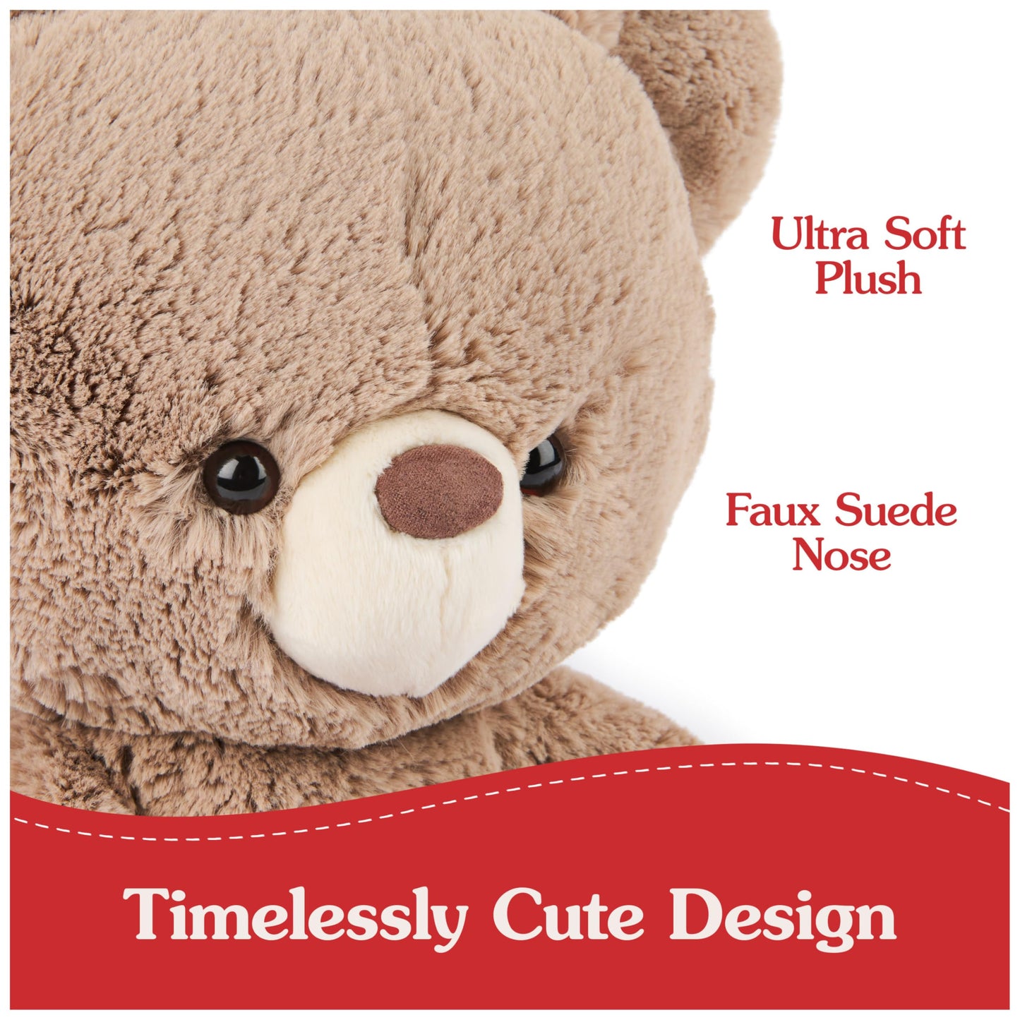GUND Kai Teddy Bear Plush Toy  enhanced Stuffed Animal for Ages 1 and Up  Taupe  12