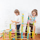 Tegu 6 Piece Travel Pal Magnetic Wooden Block Set, Whale - Eco-Friendly, Durable, Fun for Kids