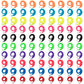 Onest 90 Pieces Magic Worm Toys Wiggly Twisty Fuzzy Worm Toys Carnival Party Favors,10 Colors