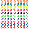 Onest 90 Pieces Magic Worm Toys Wiggly Twisty Fuzzy Worm Toys Carnival Party Favors,10 Colors