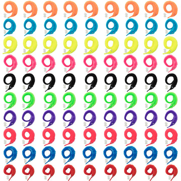 Onest 90 Pieces Magic Worm Toys Wiggly Twisty Fuzzy Worm Toys Carnival Party Favors,10 Colors