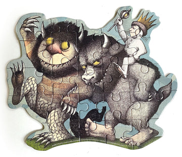 Playhouse Where The Wild Things are 23-piece Die-Cut Shaped Mini Puzzle for Kids