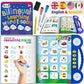 Gufino Bilingual Activity Books For Kids Ages 3-5 - English & Spanish Interactive Workbook Learning Toys: Abcs, Numbers, Shapes,