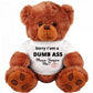 Sorry and Forgive Me Gift: Funny Teddy Bear Couple Gift: Medium Teddy Bear Stuffed Animal