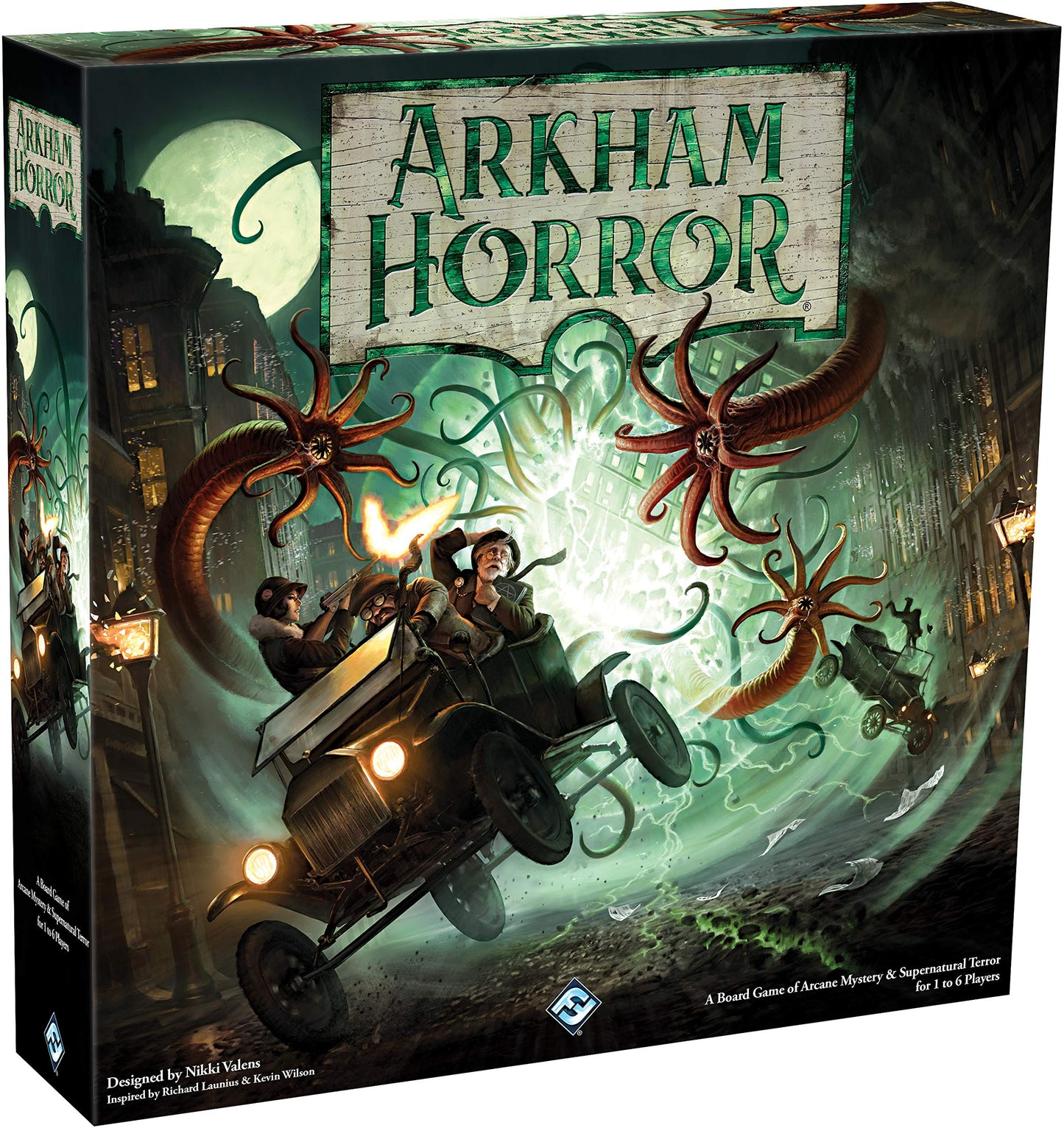 Fantasy Flight Games Arkham Horror 3rd Edition Board Game, 1-6 Players, Ages 14+, Cooperative Strategy Game, Multicolor, Cardboard