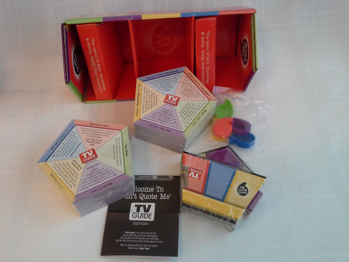 Don'T Quote Me.' Tv Guide Board Game