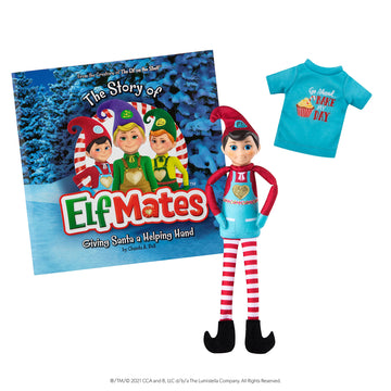 Elf Mates Chef Combo Pack Includes Elf Doll, Storybook And Elf-Sized Shirt - Authentic, Original, Trusted Christmas Elf For Kids