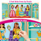 Imagimake DIY Magnetic Dress-Up Indian Princess Toys - 30 Magnetic Dresses & Accessories for Kids, Multicolor