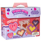 Heart Themed Fuse Bead Kits (24ct)- Perfect Goodie Bag Party Favors for Kids Birthday Party - Each Includes Pixel Art Craft Acti