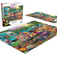 Buffalo Games 500 Piece Jigsaw Puzzle - Aimee Stewart Family Campsite, Multicolor, Large, Hidden Images, Model 3253
