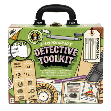 Professor PUZZLE The Detective Toolkit - Mystery Case - Sherlock Holmes Themed Detective kit for ing Cases and Solving Mysteries