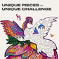 Unidragon Wooden Jigsaw Puzzles - Fairy Bird, 198 Pcs, Medium 9.7''X12.6'', Beautiful Gift Package, Unique Shape Best Gift For A