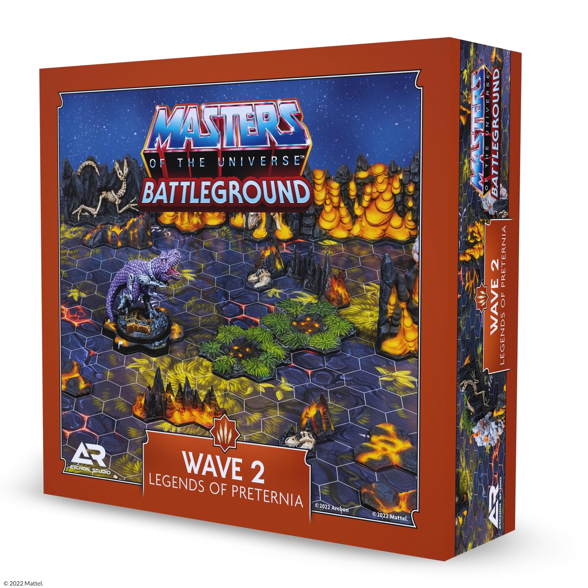 Archon Studio Masters of The Universe Battleground RPG Wave 2 Legends of Preternia Expansion Set - Includes Game Board, Terrain 