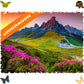 Unidragon Wooden Puzzle Jigsaw, Best Gift For Adults And Kids, Unique Shape Jigsaw Pieces Nature Mountain, 17.3 X 12.1 Inches, 500 Pieces, King Size, Wooden Puzzles For Adults