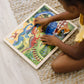 Melissa & Doug Dinosaurs Wooden Jigsaw Puzzle, 24 pcs, Multi-color, 15.7 x 11.7 x 0.4 inches, Model 9066, Includes Storage Tray