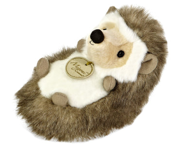 Aurora® Adorable Miyoni® Hedgehog Stuffed Animal - Lifelike Detail - Cherished Companionship - Brown 7 Inches