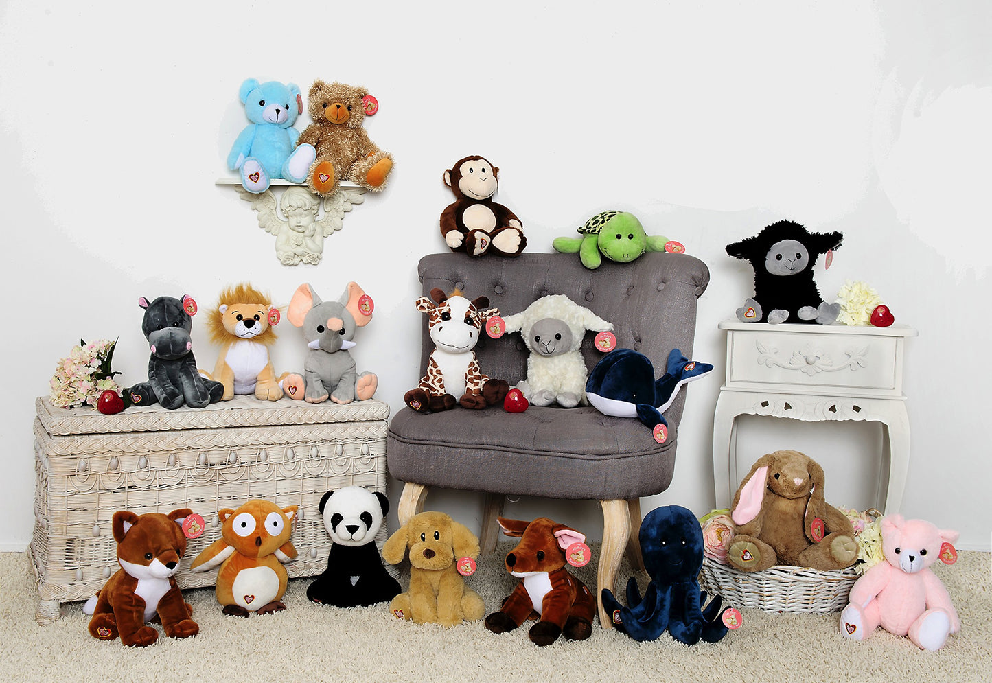 My Baby'S Heartbeat Bear Recordable Stuffed Animal For Ultrasounds And Sweet Messages Playback, Gender Reveal, Blue Bear