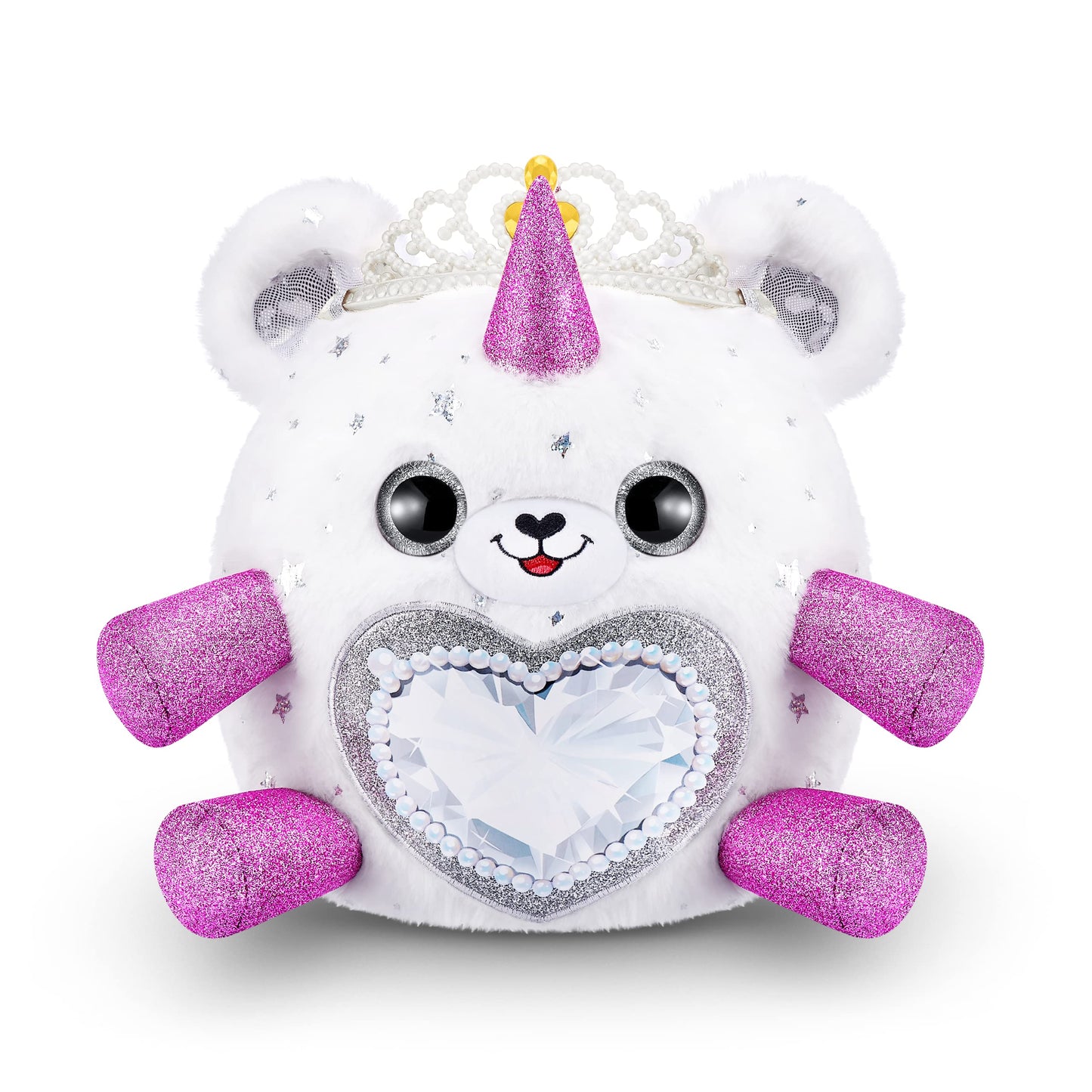 Rainbocorns 11" Fairycorn Princess Plush Stuffed Animal - Bear, Cotton, Series 2, Wearable Fairy Wings, Ages 3+