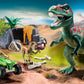 Playmobil Explorer Quad with T-Rex | Small Multicolor Plastic Model 10740
