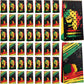 Sweetude 100 Pcs Juneteenth Day Paper Bags Bulk Happy Juneteenth Gift Treat Wrap Goodie Bags for Freedom Day 1865 Black American