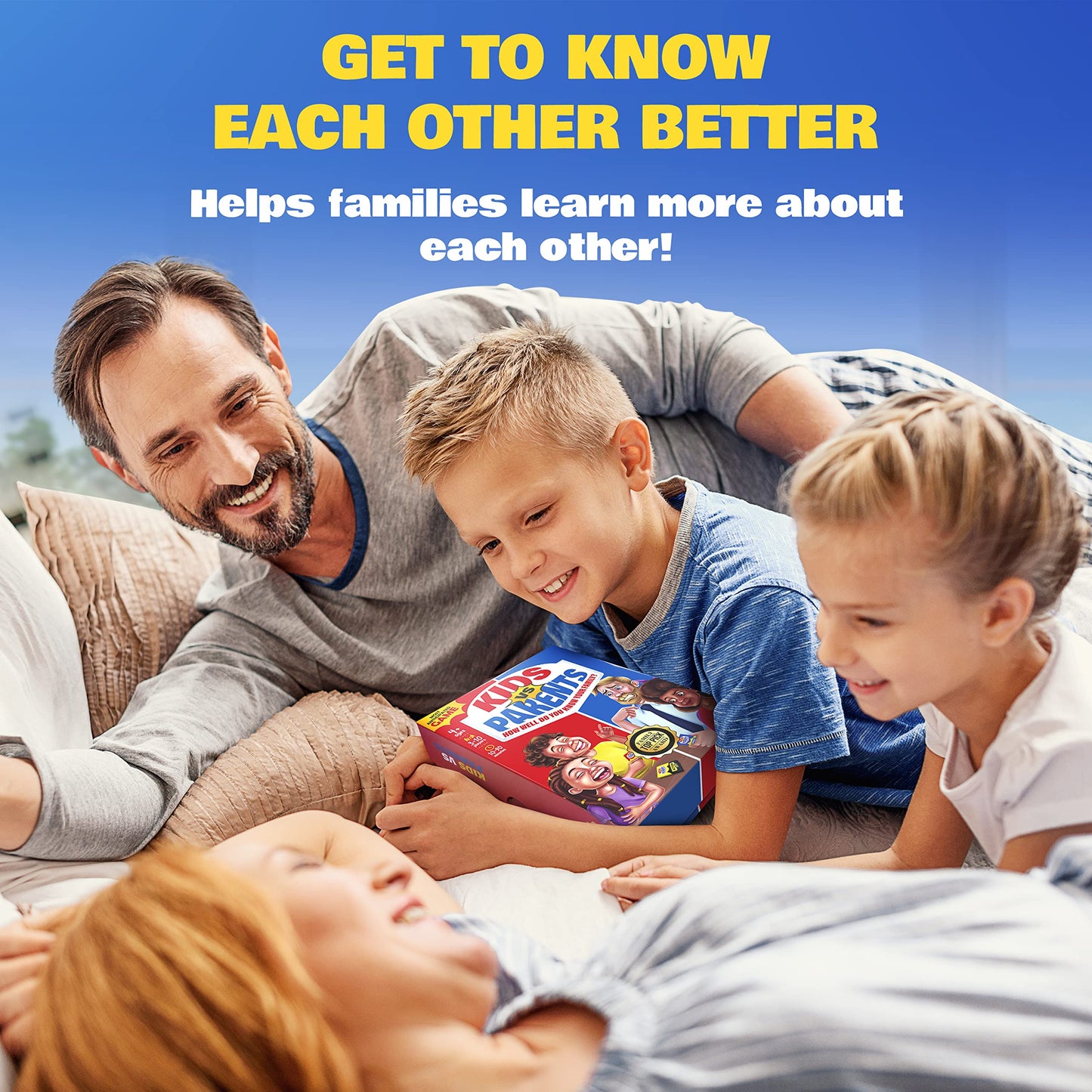 Kids Vs Parents - Family Game For Kids 4-12 | Games For Family Game Night | Fun Kids Card Games With 200 Conversation Starter Ca